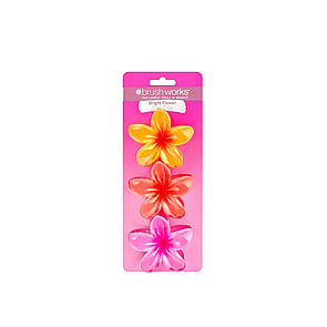 Brushworks Bunte Blumen-Haarspangen (3er-Set)