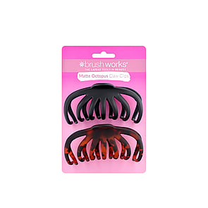 Brushworks Matte Oktopus-Haarspangen, 2er-Set