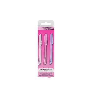 Brushworks Precision Eyebrow Razors x3