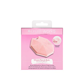 Brushworks Cepillo limpiador facial y corporal de silicona