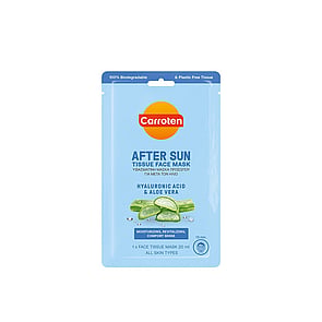 Carroten After Sun Hyaluronic Acid & Aloe Vera Tissue Face Mask x1