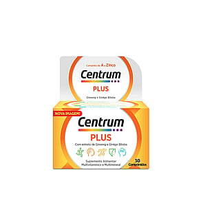 Centrum Plus Ginseng & Ginkgo Tablets x30