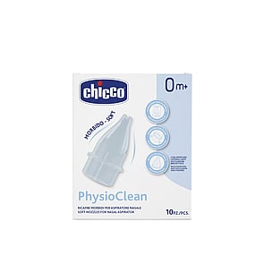 Chicco PhysioClean Měkké Nástavce Pro Nosní Odsávačku 0m+ x10