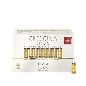 Crescina HFSC Transdermic 500 Woman Ampolas Crescimento Capilar 3,5ml x20