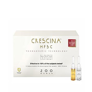 Crescina HFSC Transdermic Complete Treatment 200 Woman Ampoules 3.5ml x10+10