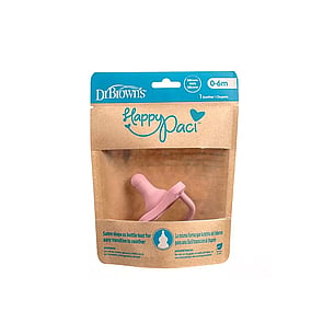 Dr. Brown’s HappyPaci Silicone Pacifier 0-6m Pink