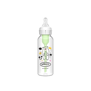Dr. Brown's Options+ Mamadeira Plástica Estreita Anticólica Sem BPA 0m+ Urso 250ml