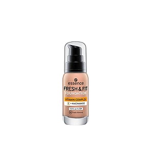 essence Base de maquillaje Fresh & Fit, tono 50 Fresh Almond, 30 ml