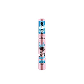 essence Máscara de pestañas «Lash Without Limits» resistente al agua, para un alargamiento y volumen extremos, 03 Negro resistente al agua, 13 ml