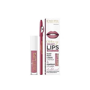 Eveline Cosmetics Oh! My Velvet Lips Matte Lippenkit 13 Brownie Biscotti