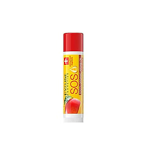 Eveline Cosmetics SOS Balsamo Labbra Nutriente e Rigenerante SPF10 Exotic Mango