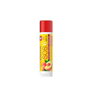 Eveline Cosmetics SOS Balsamo Labbra Nutriente e Rigenerante SPF15 Peach Sorbet
