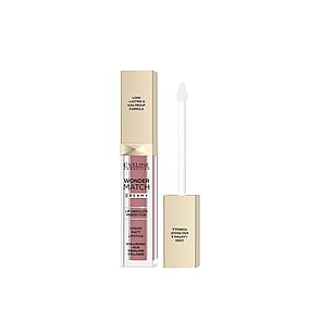 Eveline Cosmetics Wonder Match أحمر شفاه سائل كريمي مطفأ اللمعة 05 Sweet Nude 6.8ml