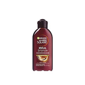 Garnier Ambre Solaire Ideal Bronze Óleo Solar Bronzeador de Coco 200ml