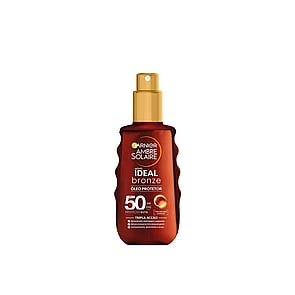 Garnier Ambre Solaire Ideal Bronze Huile Protectrice SPF50 150ml