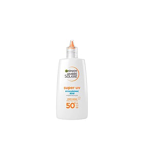 Garnier Ambre Solaire Super UV Hyaluronic Acid Hydrating Fluid SPF50+ Sunscreen 40ml