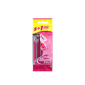 Gillette Blue II Plus Disposable Razors x6
