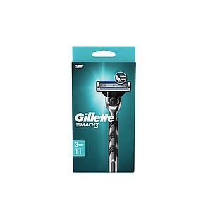 Gillette Mach3 Razor + 3 Replacement Razor Blades