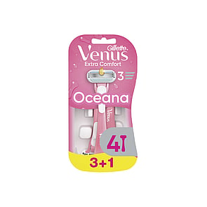 Gillette Venus Extra Comfort Oceana Disposable Razors x4