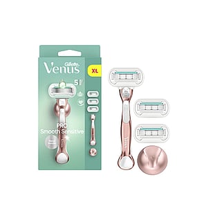 Gillette Venus Pro Smooth Sensitive Razor + 3 Replacement Blades