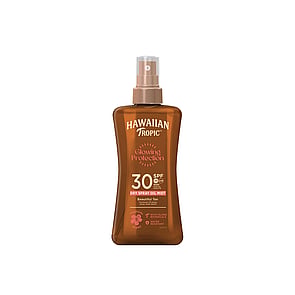 Hawaiian Tropic Glowing Protection Dry Spray Oil Mist SPF30 200ml (6.8floz)