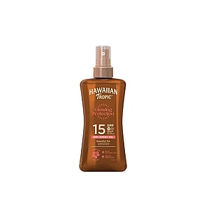 Hawaiian Tropic Protective Coconut & Guava Dry Spray Oil SPF15 200ml (6.8floz)