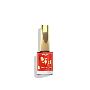INOCOS Like Gel 2 Long Color Nail Polish 123 Coral Red 11ml