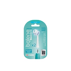 ISDIN Balene by Bexident Duotech Sonic Ersatzbürstenkopf Elektrische Weiche Zahnbürste x2