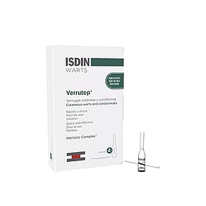 ISDIN Verrutop Warts 4 ampoules x0.10ml