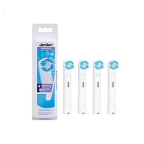 Jordan Sensitive Electric Brush Heads x4