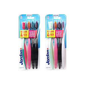 Jordan Ultimate You Medium Toothbrush x4