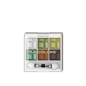 L.A. Colors 6 Color Eyeshadow Palette CES462 Charming 4g