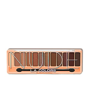 L.A. Colors Color Vibe Paleta De Sombras De Ojos CES787 Nude