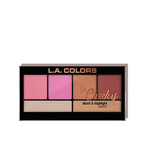 L.A. Colors So Cheeky Paleta de Colorete e Iluminador
