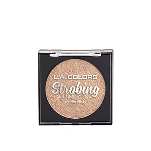 L.A. Colors Strobing Illuminating Powder CSP255 Gold Halo 4.5g