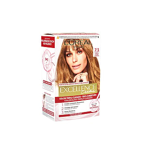 L'Oréal Paris Excellence Crème Coloration 7.3 Natural Dark Golden Blonde
