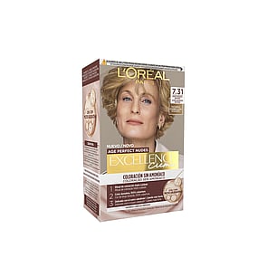 L'Oréal Paris Excellence Creme Age Perfect Nudes Hair Dye 7.31 Natural Caramel Blonde