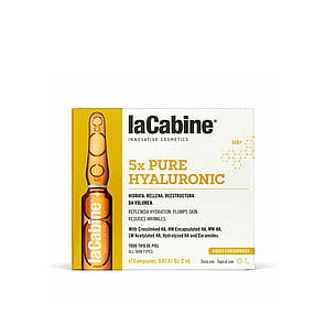 La Cabine 5x Pure Hyaluronic Geconcentreerde Ampullen
