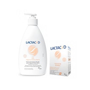 Lactacyd Intimate Hygiene Gel 400ml + Moist Intimate Wipes x10 (13.53 fl oz)