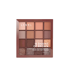 Lamel Παλέτα Σκιών Ματιών 16 Shades Of Brown 16g