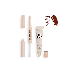 Makeup Revolution Kit de Contorno de Lábios Brown Nude