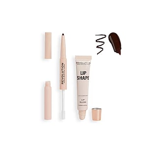 Makeup Revolution Lip Shape Kit Coco Brown