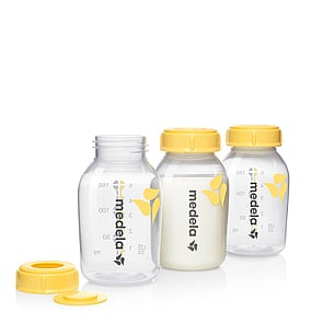 Medela Breast Milk BPA-Free Plastic Bottles 150ml x3 (5.07x3fl oz)