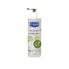 Mustela BIO Agua Micelar Orgánica Sin Perfume 400ml