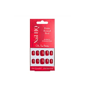 Nail HQ Oh, So Petite Unghie Finte Tonde Rosse x24