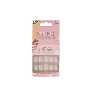 Nail HQ Square Baby Pink Nails x24