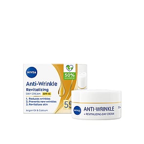 Nivea Anti-Wrinkle Revitalizing Day Cream 55+ SPF15 50ml