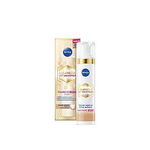 Nivea Luminous 630 Fluido CC Antimanchas 3 En 1 SPF30 02 Medium 40ml (1.35floz)