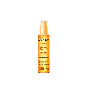 NUXE Sun Tanning Oil High Protection for Face and Body SPF50 150ml