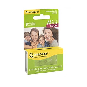 Ohropax Mini Silicone Plugs x8